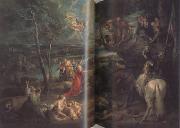 Peter Paul Rubens Landscape with St George and the Dragon (mk01) oil painting